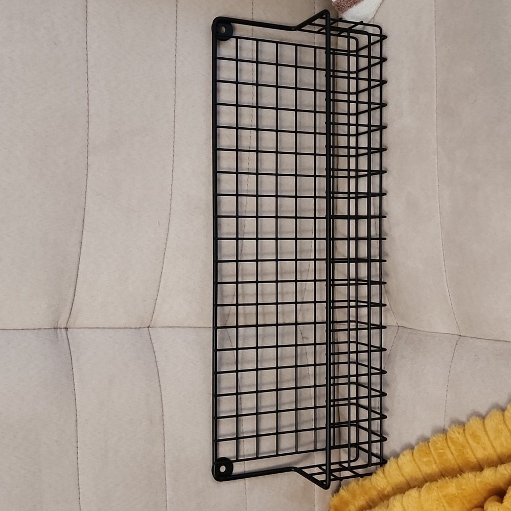 Black Metal Wall Shelf